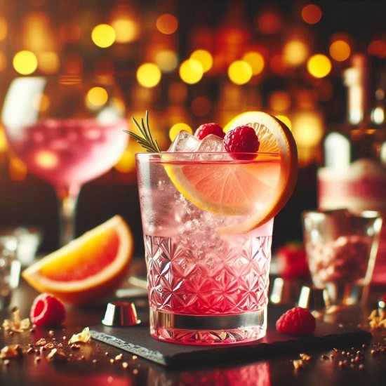 Pink Gin stock image
